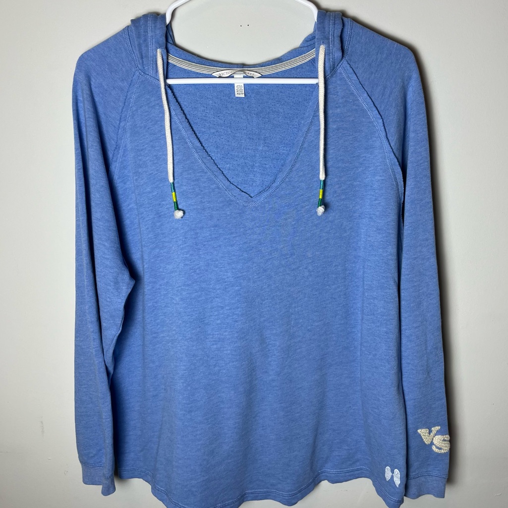Victoria's Secret Periwinkle Lightweight Sweatshirt Xs
